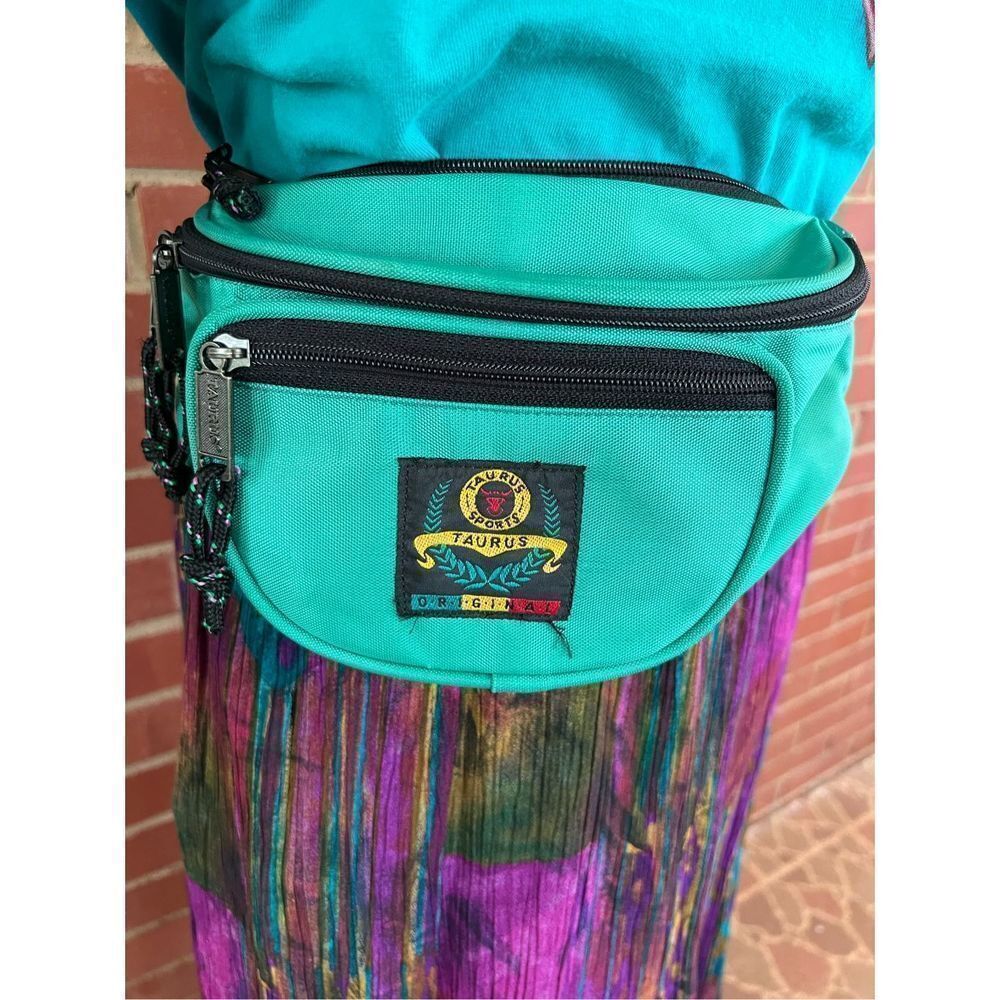 Vintage Fanny Pack 1980s Teal
